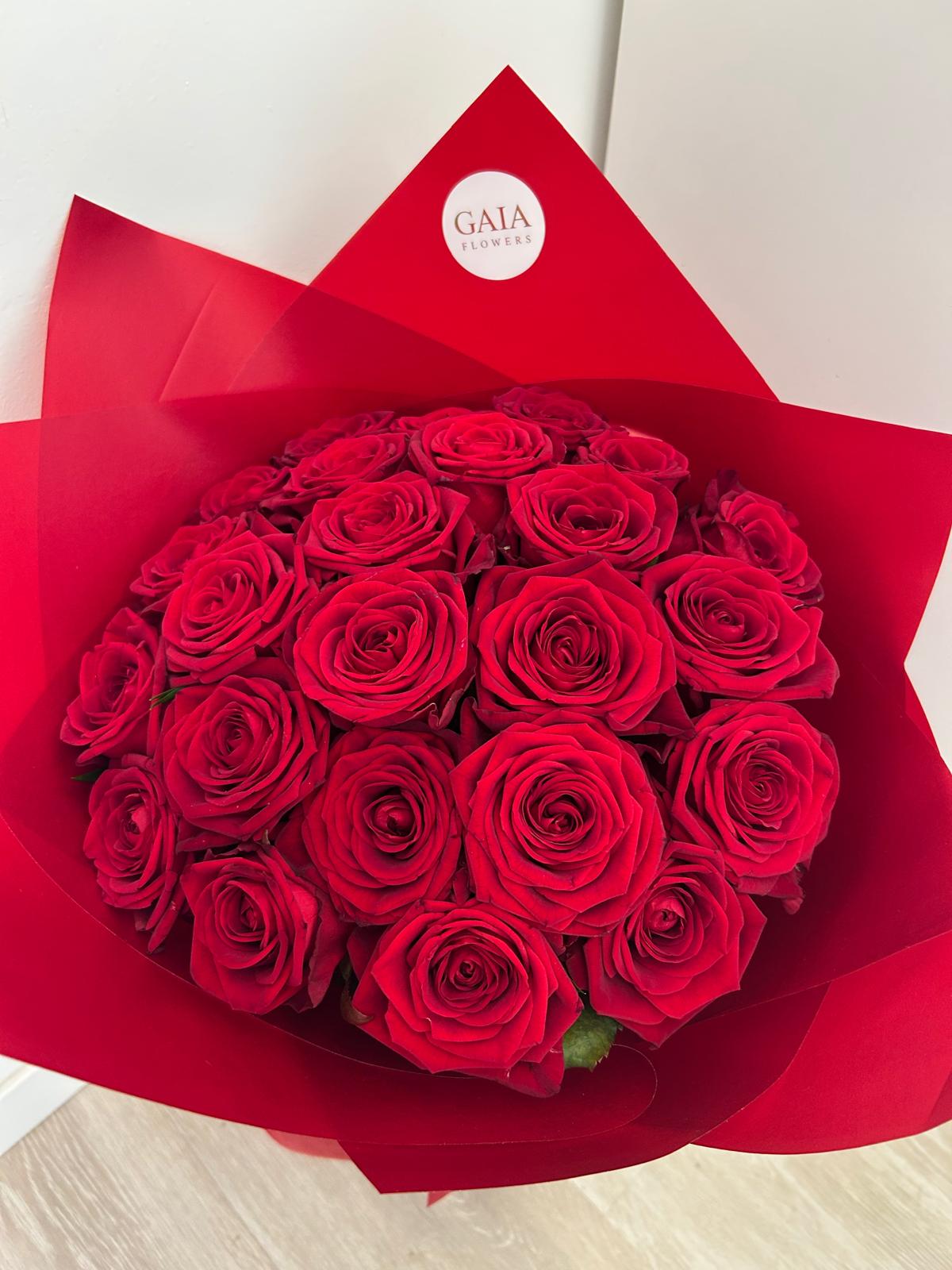 Mazzo Big di Rose Rosse Premium "Passione Infinita" – Confezione Luxury