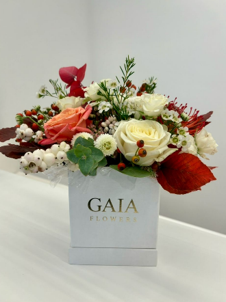 Cubo Petit "Custom" – Box in Cartone con Fiori Recisi Misti